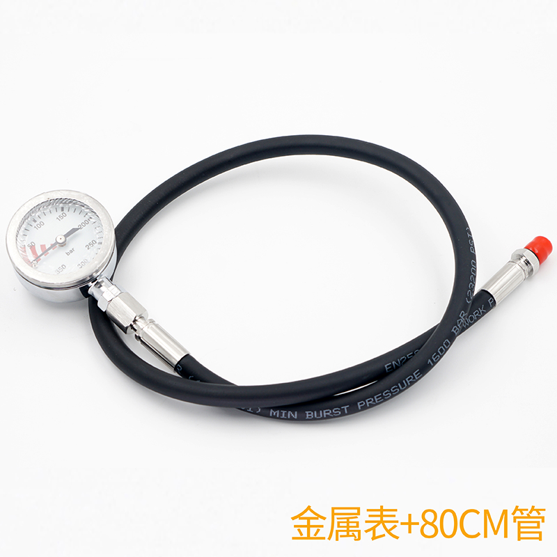 潜水spg残压表彩色三联