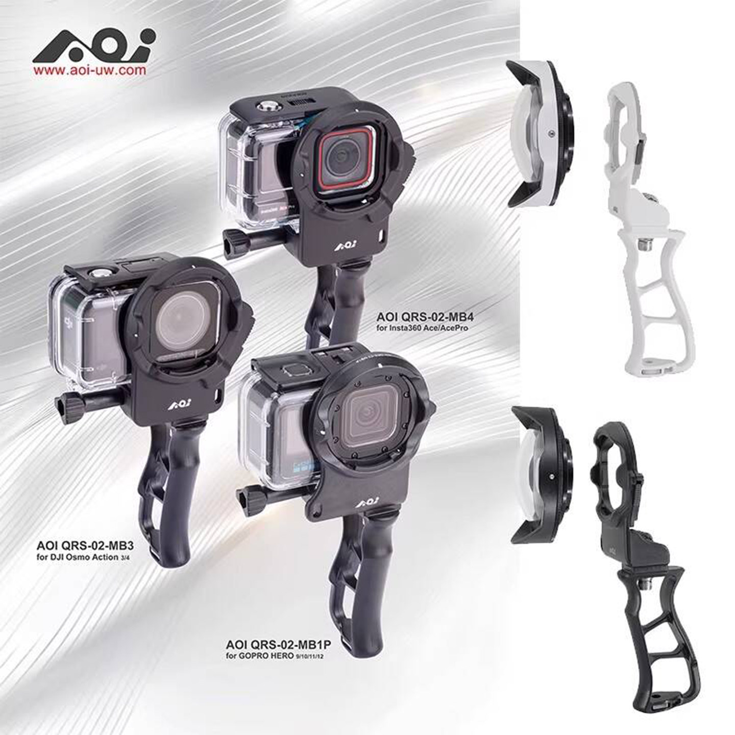 AOI UWL-03微距广角镜适用Gopro 7-13 大疆Action4/5/6 Insta360