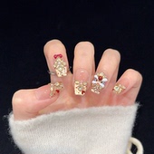 国风年款 狮狮如意 战甲丽质穿戴甲美甲