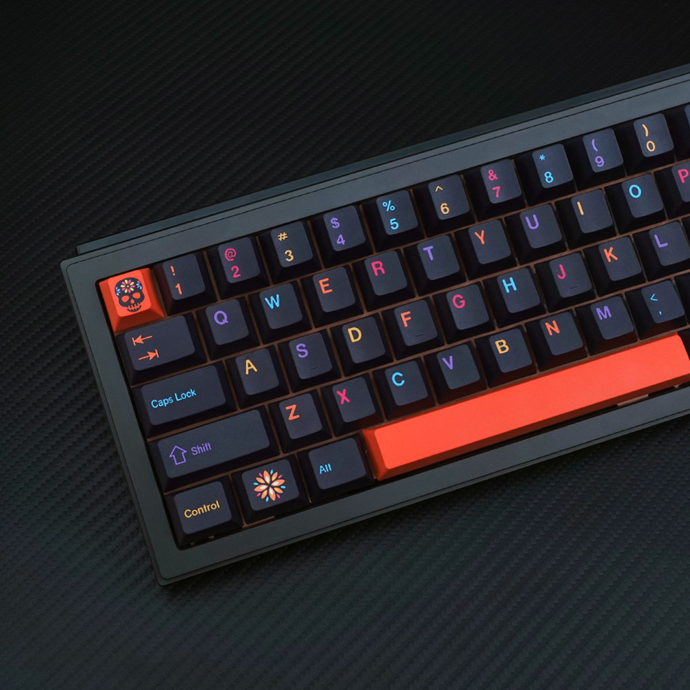 GMK mictlan地下世界键帽原厂高度五面热升华PBT大全套机械键盘图片