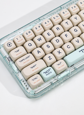 塑料主题键帽复古KOA高度类似MOA热升华PBT HI75 HI8 K99 104 F87