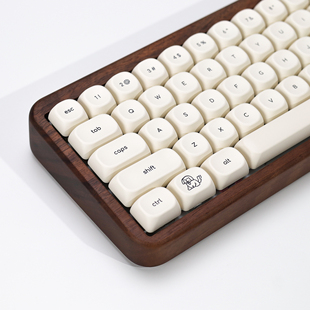 极简小字体可爱细狗键帽PBT热升华KOA高度类似moa机械键盘客制化