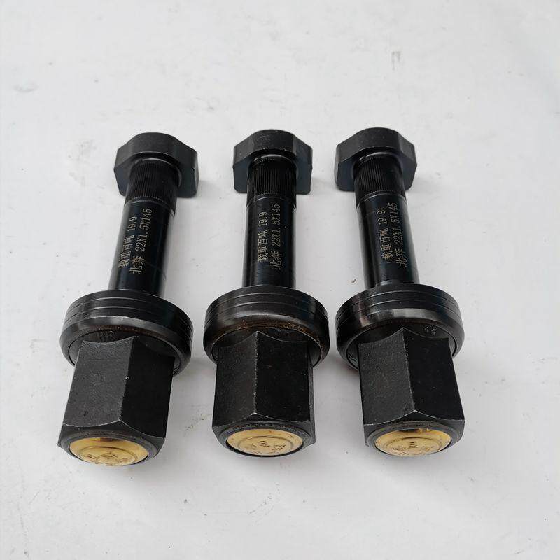 带防尘高品质螺丝红岩北奔豪沃斯太尔德龙F3000后轮螺丝19.9级