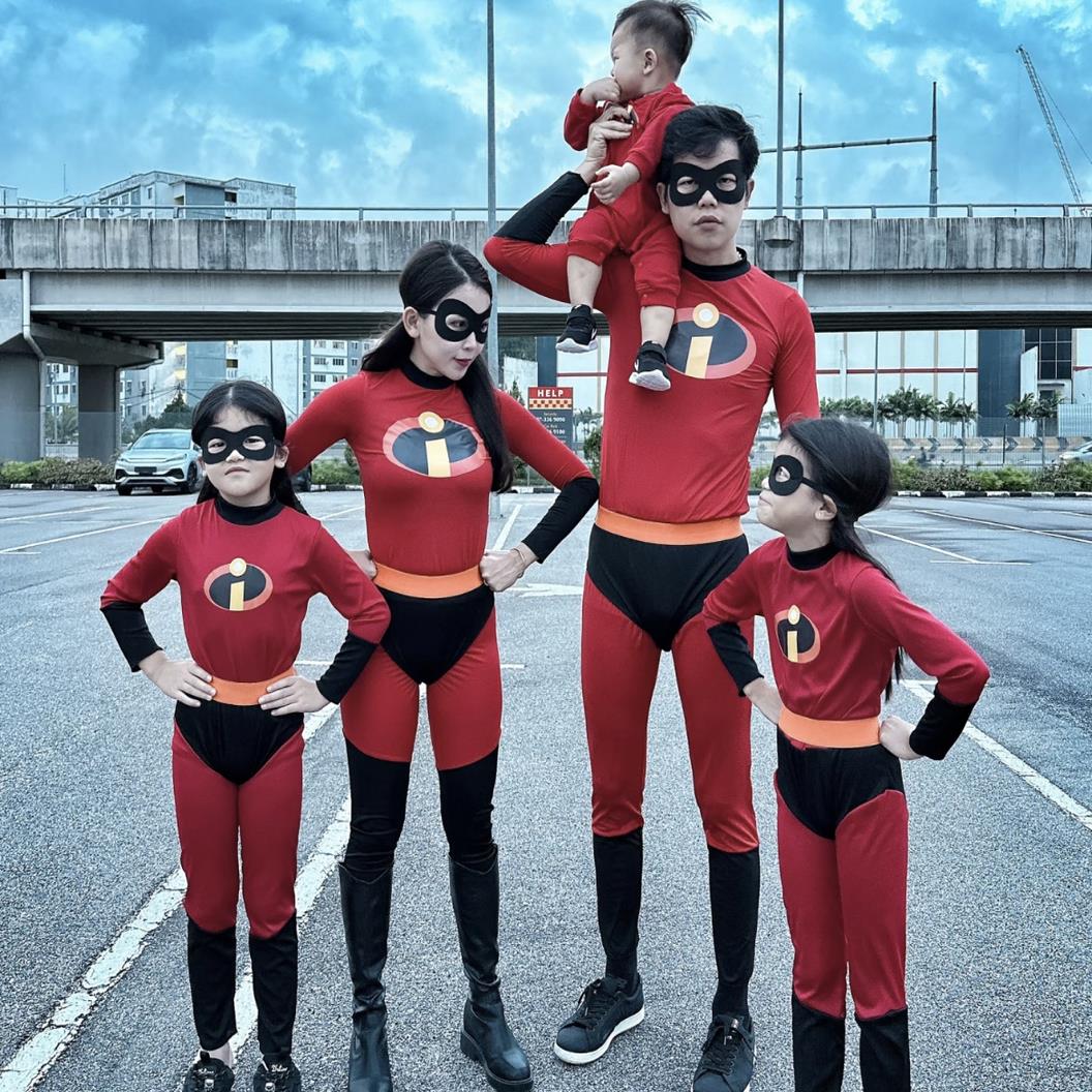 总动员2cos服特工队万圣节儿童演出服成人亲子装大码动漫情侣