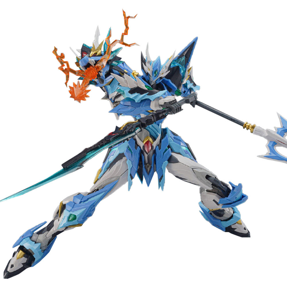 敖丙 拼装 青龙 地会星寒龙子铠甲可动玩具国创机甲 魔动核