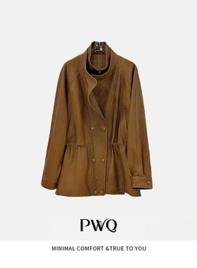 【潘文青补贴】2025新款自然发泡工艺绵羊皮外套WQ85668