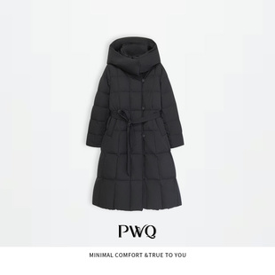 羽绒服90鹅绒立领系带收腰外套WME-25123010-DY