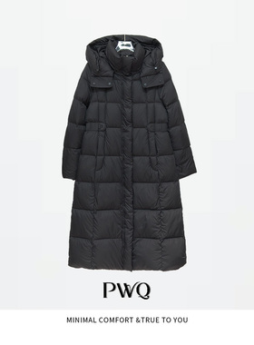 羽绒服90绒立领收腰连帽外套BNSM-26012428-DY