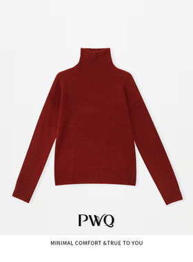 【冬日王菲】上衣100羊毛半高领针织衫MSCC-25110111-DC