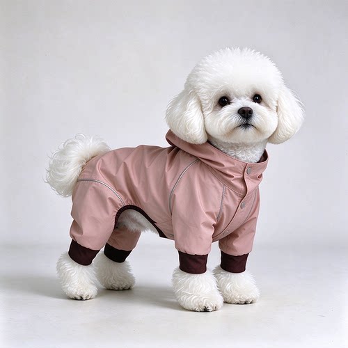 小型犬四季全包四腿防风防雨雨衣