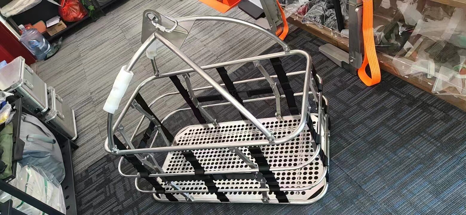 可折叠吊森林消防直升机救援吊篮 篮便携式吊篮空中应急救援担架