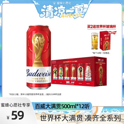 世界杯红罐FIFA大满贯500ml*12听