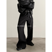 FEWEST 复古老钱风垂感微喇叭西装 长裤 VERY 设计感解构A型休闲裤