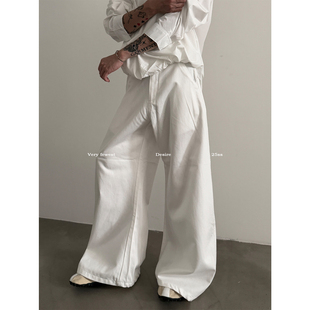 FEWEST 男女款 重磅天丝纯棉廓形休闲裤 通勤垂感阔腿裤 四季 VERY