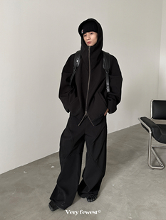 PM20 上新9折 小众基础廓形连帽卫衣 解构压褶阔腿西裤