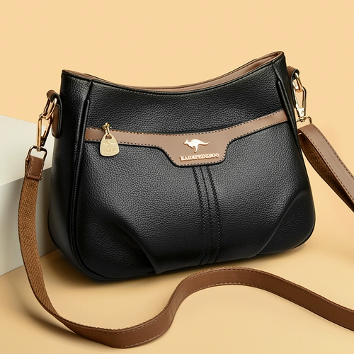 Сумка через плечо, кожаная сумка на одно плечо, из натуральной кожи