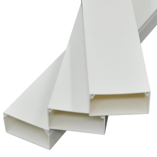 公元PVC明装线槽电工管方形绝缘阻燃室内墙面电线保护塑料管配件