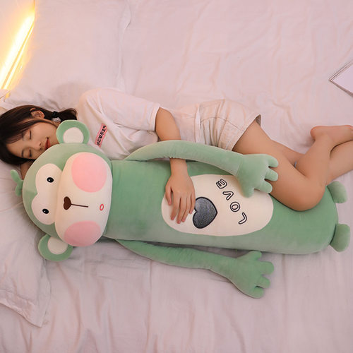防胀气猴子抱枕趴猴公仔