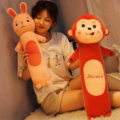 可爱兔抱枕长条枕狮子生日礼物