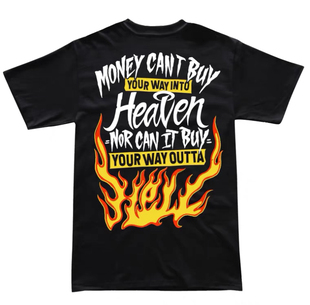 哈雷T恤RustyButcher生锈屠夫摩托骑行ds改装风格短袖天堂地狱