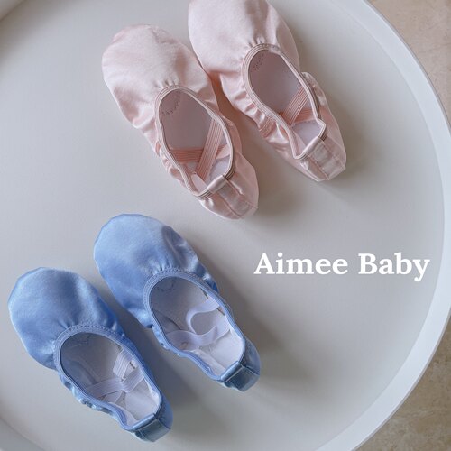 Aimee Baby 儿童缎面芭蕾舞鞋 舞蹈鞋