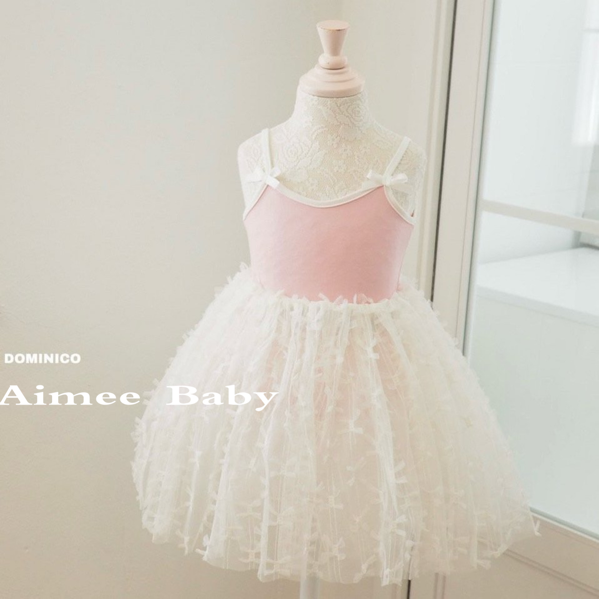 韩国童装dominico儿童芭蕾连体服 体操服 芭蕾裙