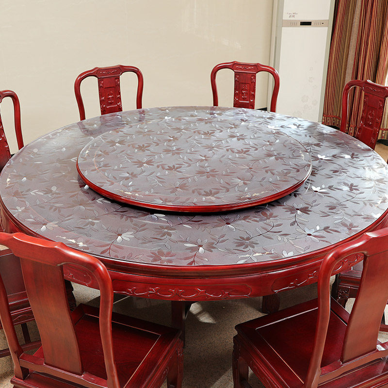 pvc圆形餐桌垫防油防烫1米5园卓垫印花胶垫1.35米圆桌桌布软玻璃*,居家布艺,桌布,淘宝优惠券,粉丝福利购,淘宝优惠卷