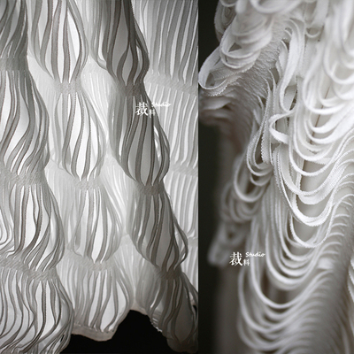 裁料棉镂空破烂创意手工diy面料