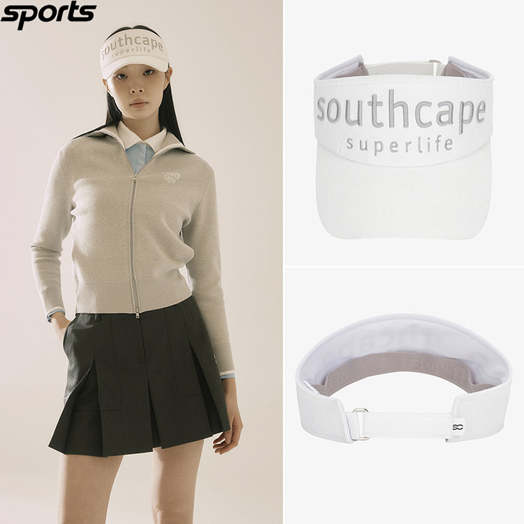 韩国代购southcape高尔夫26春夏简约防晒遮阳帽户外空顶帽女球帽