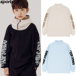 T恤 SEPTEMBER高尔夫25秋冬高领宽松运动儿童打底长袖 韩国代购 VIA
