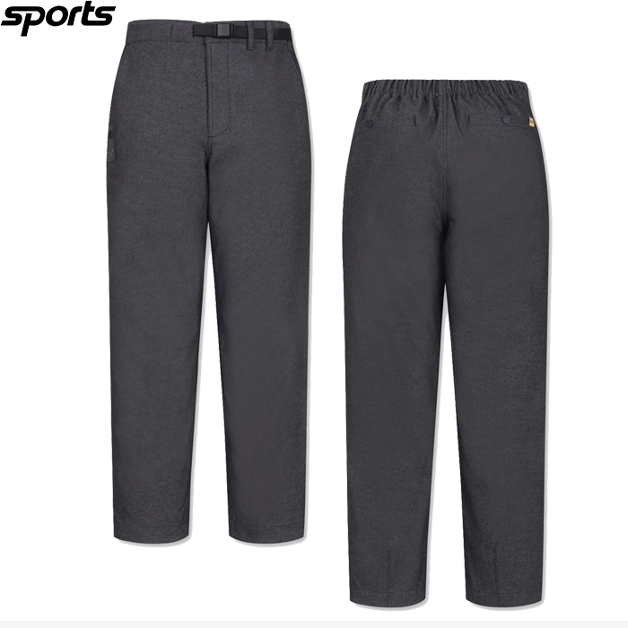 韩国代购GOLDEN BEAR高尔夫球裤24秋冬男黑色GOLF仿牛仔锥形长裤