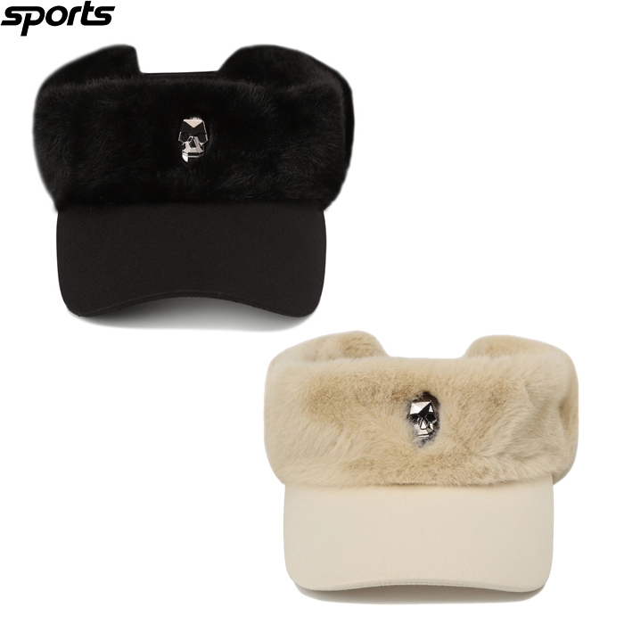 韩国代购amazingcre高尔夫配饰25秋冬女纯色护耳厚实无顶遮阳帽