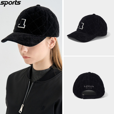 韩国代购lanvin blanc高尔夫配饰25初秋女柔软保暖厚实防晒遮阳帽