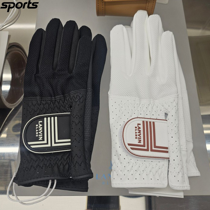 韩国代购lanvin blanc高尔夫配饰26春夏女标志舒适运动双手手套