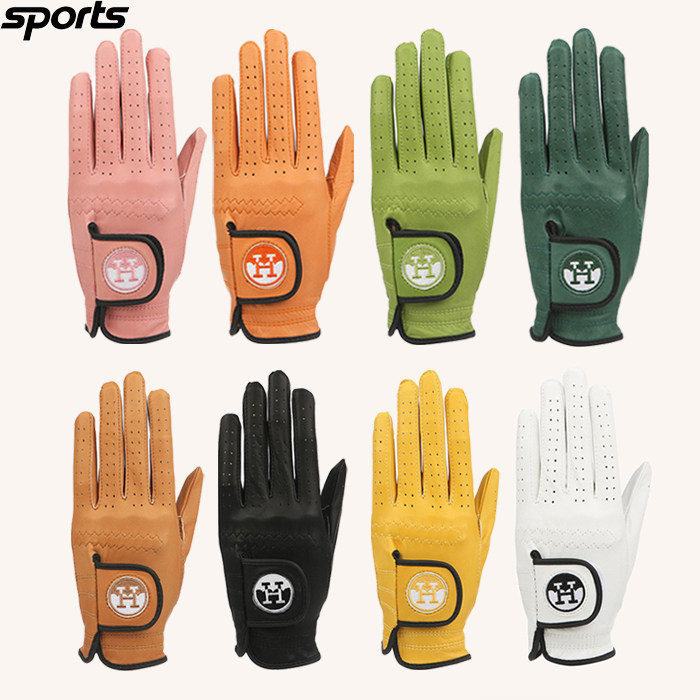 韩国代购HORN GARMENT高尔夫配饰24年彩色透气防滑单手男女款手套