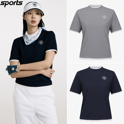 韩国代购southcape高尔夫26年春夏圆领吸湿速干运动户外短袖T恤女