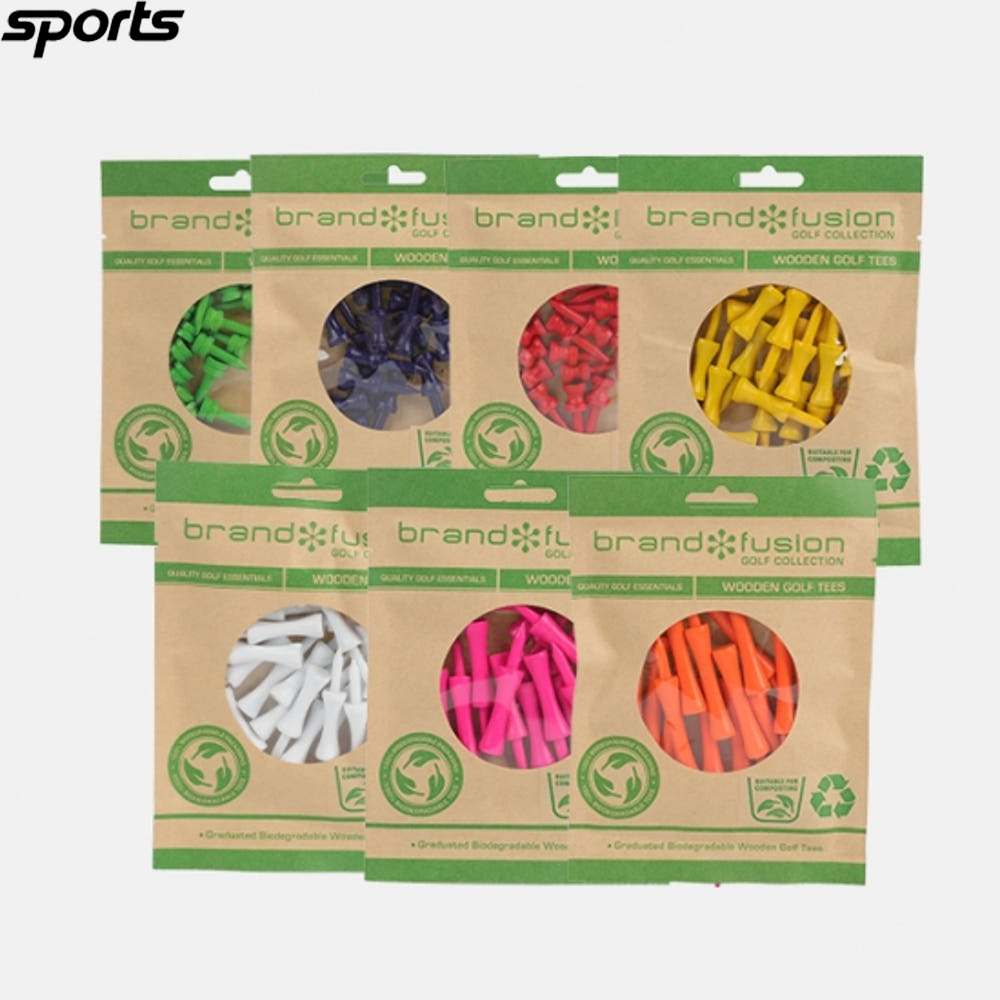 韩国代购BRAND FUSION高尔夫配饰装备24年ins彩色 短T 木T 球TEE