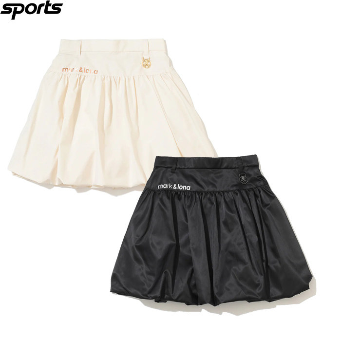 韩国代购mark&lona高尔夫球裙25秋冬女纯色运动A字迷你裙内搭短裤