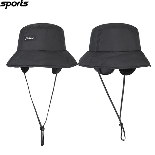 韩国代购titleist高尔夫25秋冬加厚加绒保暖护耳运动渔夫帽男球帽