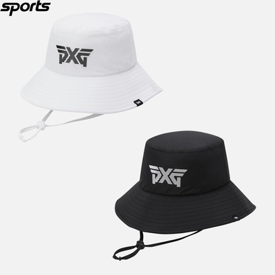 韩国代购PXG高尔夫配饰26春夏男标志防晒遮阳运动休闲宽檐渔夫帽