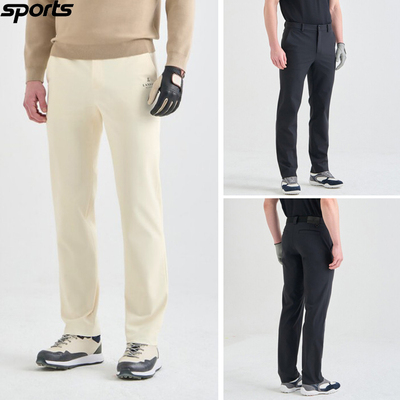 韩国代购lanvin blanc高尔夫球裤26春夏男纯色弹力运动休闲长裤