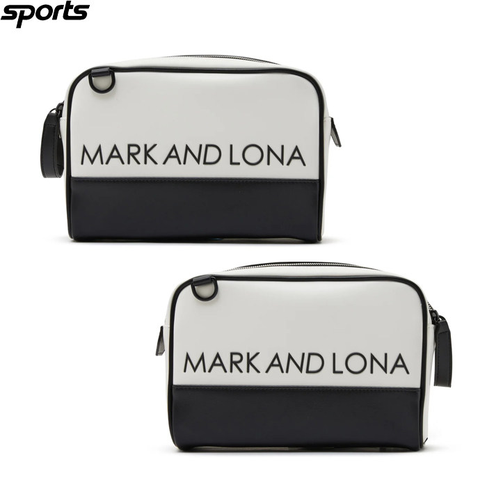 韩国代购mark&lona高尔夫配饰26春夏男女标志拼色简约休闲收纳包