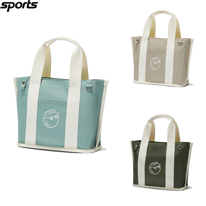 韩国代购malbon高尔夫球配饰26春夏女标志拼色多功能手提斜跨包