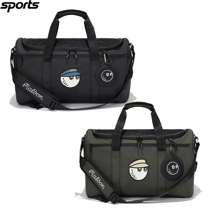 韩国代购malbon高尔夫球配饰26春夏男女图案收纳双肩手提衣物包