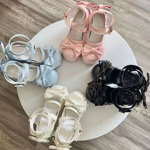 夏之祈愿Lolita鞋高跟小皮鞋
