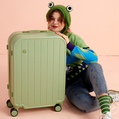 新款 24寸行李箱女可上飞机拉杆箱万向轮密码 箱小型轻便登机旅行箱