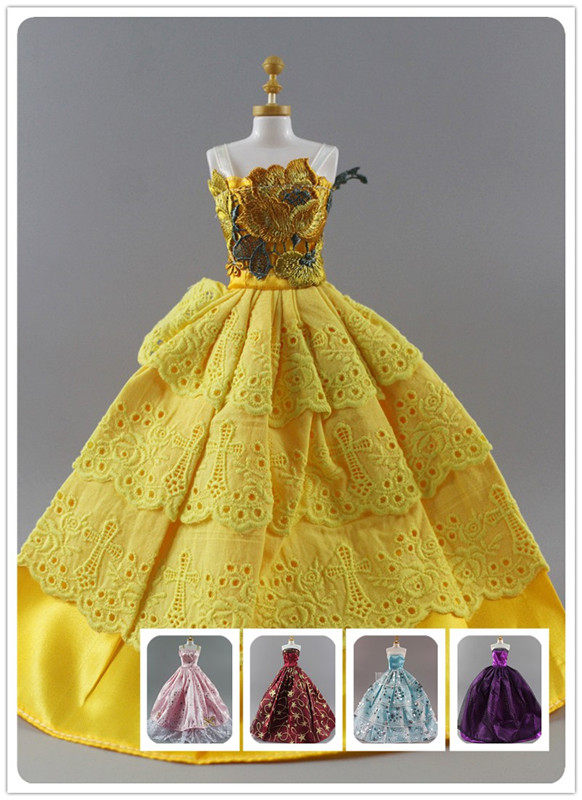 Dress Up Doll Anna clothes surround Wedding dress princess skirt Cheap promotionin the Toy/Childs/Puzzle/Building block/Model , Doll/Fitting  category - from Buy2taobao.com to provide professional Taobao agent buy service