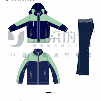 现货【台州市椒江区洪家二中学校】校服同桌的你冬季运动装风衣