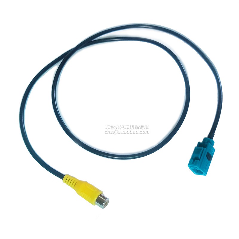 奔驰C级E级GLK沃尔沃S80L原车屏加装倒车影像转接线后视摄像头线