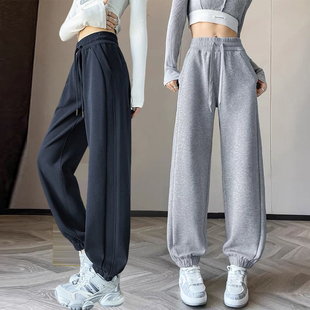 女大童束脚卫裤 女童裤 一体绒休闲裤 儿童运动裤 子加绒秋冬2025新款